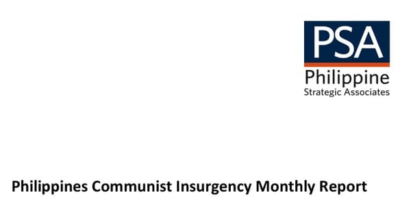 Communist Insurgency and Terrorism Report – September 2024